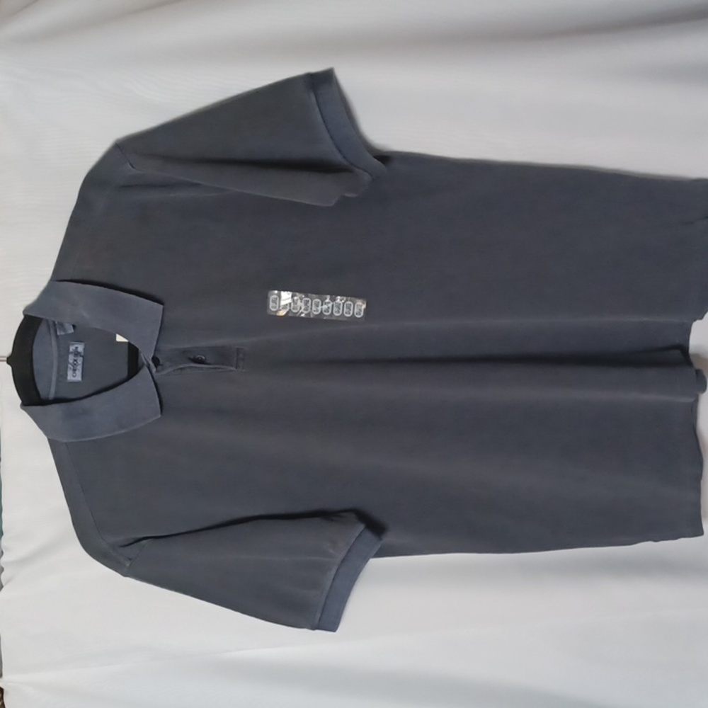 CHERESKIN Men's Gray Short Sleeve Pull Over Polo Shirt. Size XXL
